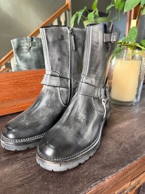 Roan bedstu  Black Moto Boots